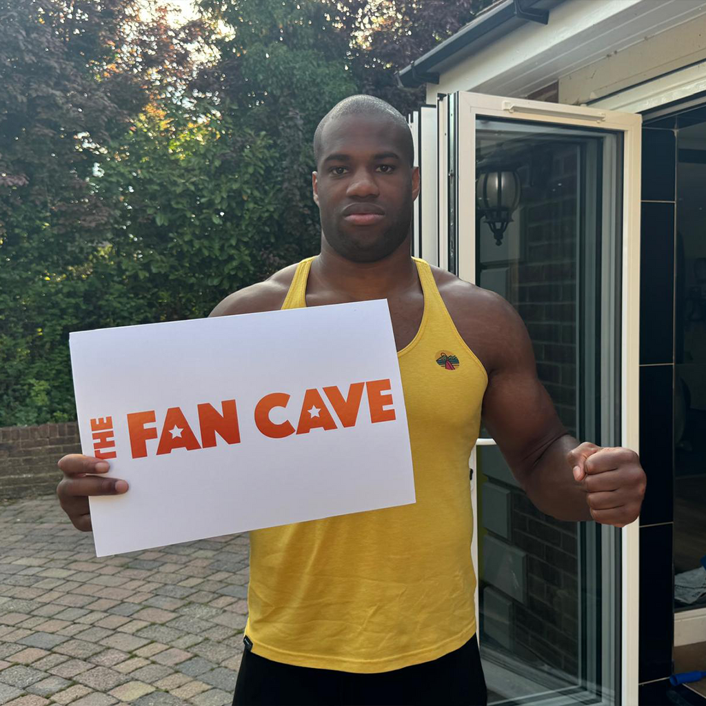 Daniel Dubois Signed White Glove Iconic Frame
