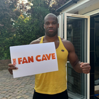 Daniel Dubois Signed White Glove Iconic Frame