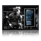 Daniel Dubois Signed Black Glove Iconic Frame