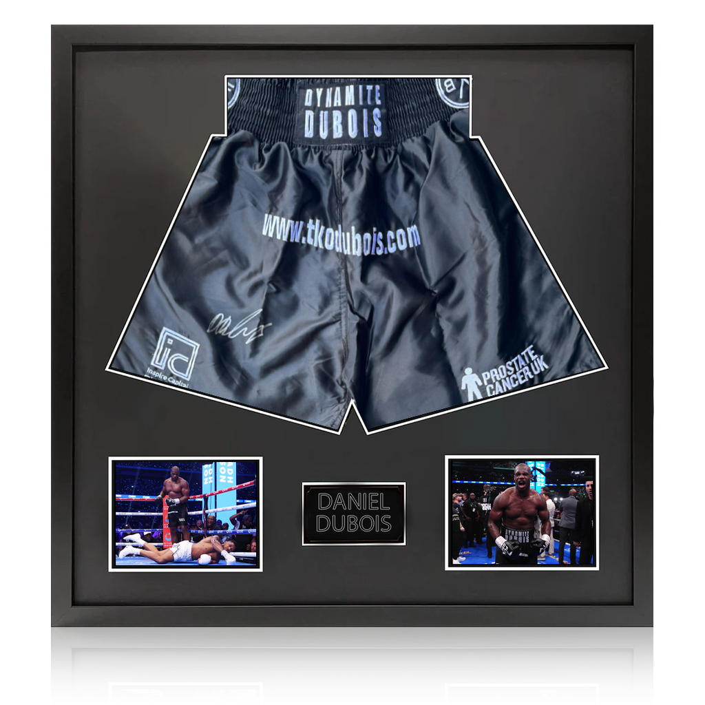 Daniel Dubois Signed Shorts Elite Frame