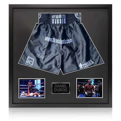 Daniel Dubois Signed Shorts Elite Frame
