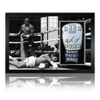 Daniel Dubois Signed White Glove Iconic Frame