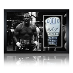 Daniel Dubois Signed White Glove Iconic Frame