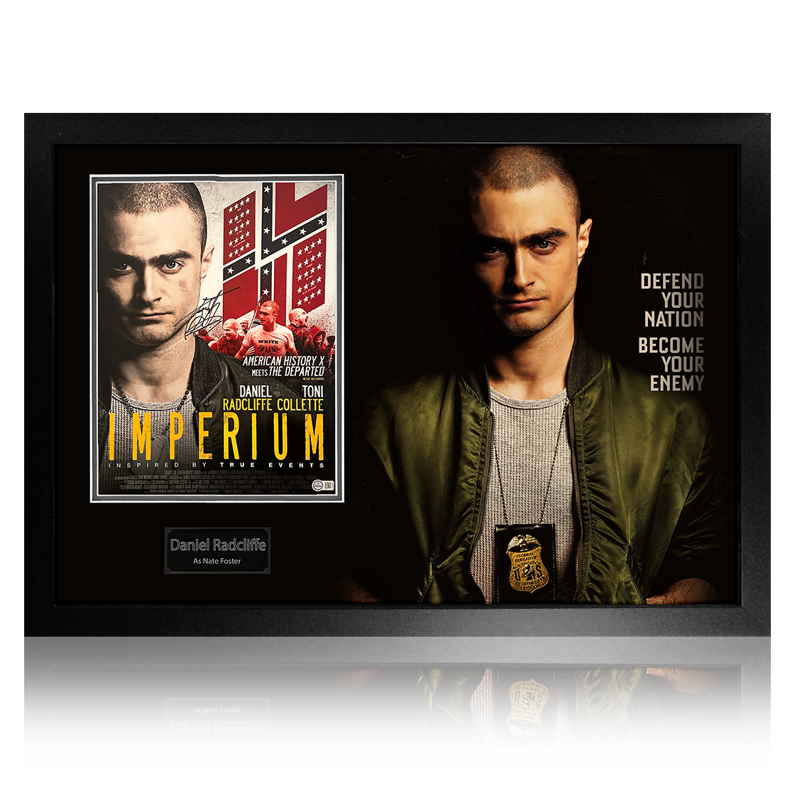 Daniel Radcliffe Signed Imperium Image Premium Frame (AFTAL Authenticated)