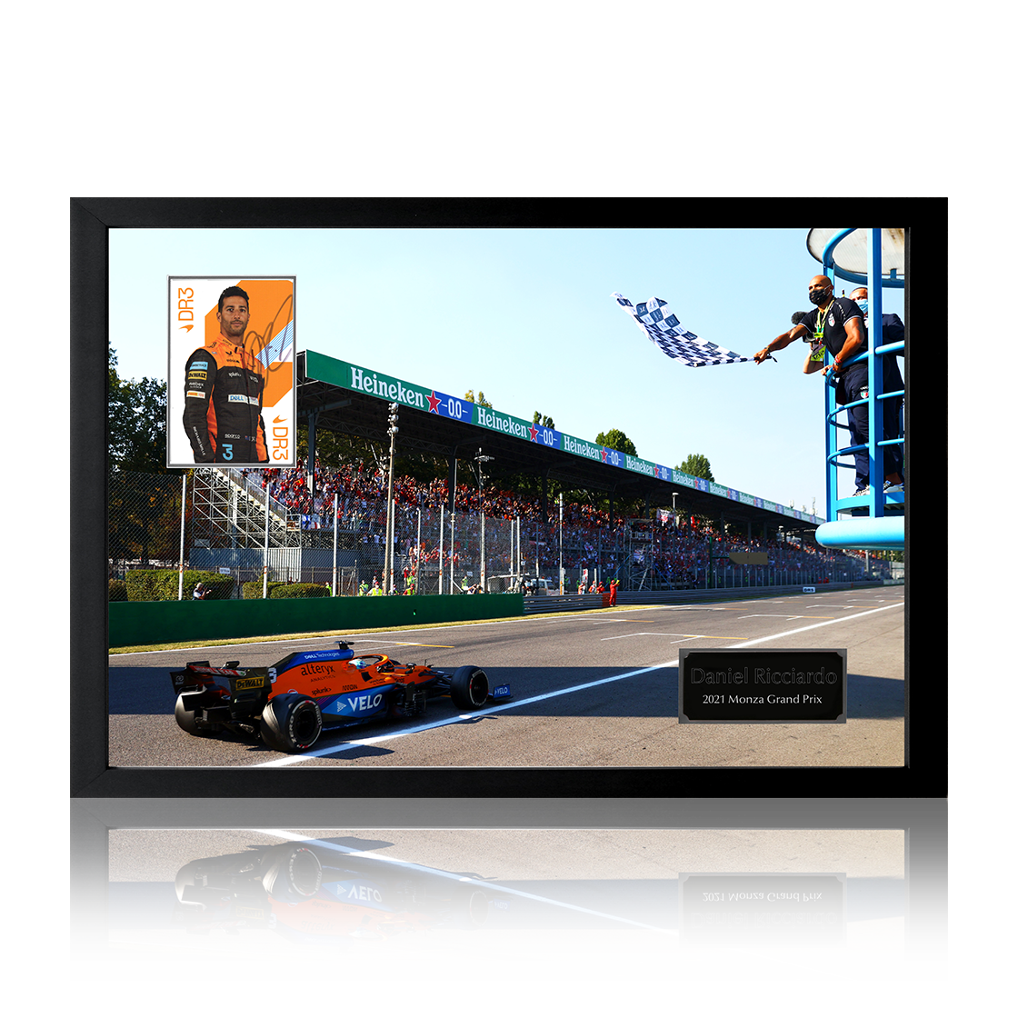 Daniel Ricciardo Signed McLaren F1 Team Iconic Frame