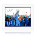 Danny Simpson Signed Leicester City Image Deluxe Mount