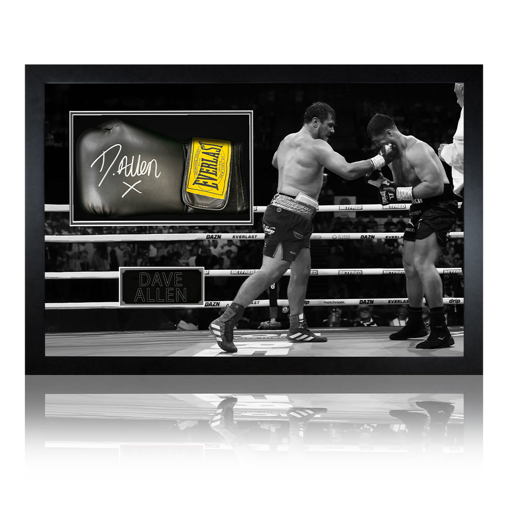 Dave Allen Signed Black Glove Iconic Frame