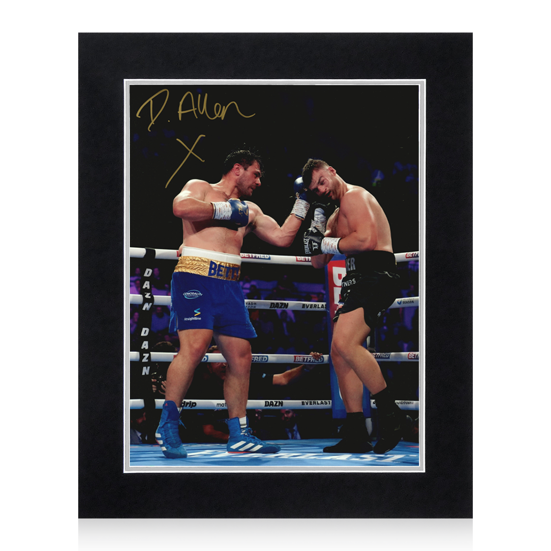 Dave Allen Signed Image Deluxe Mount