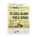 Dave Bassett Signed Sheffield United "Blades Glory - Owls Down' 12x8 Image