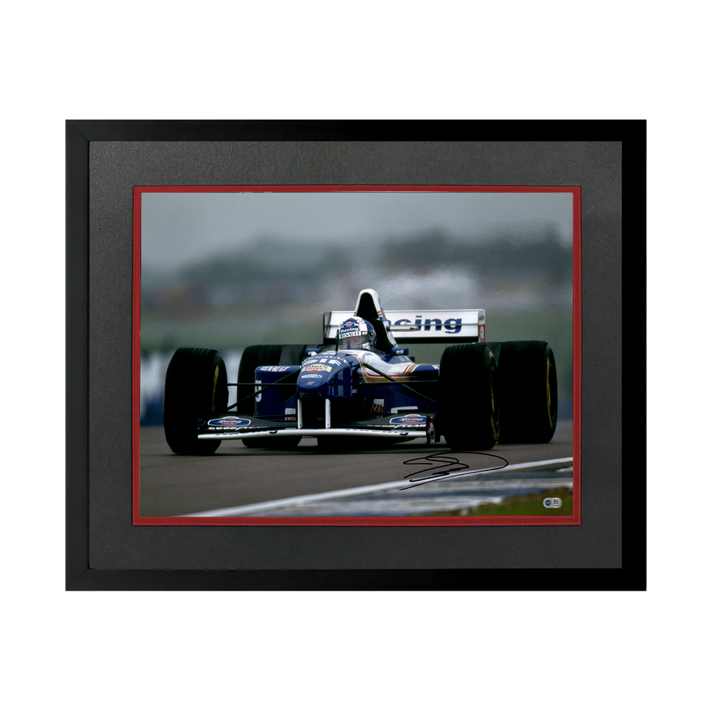 David Coulthard Signed 16x12 Image Deluxe Mount Frame (ACG Cert)