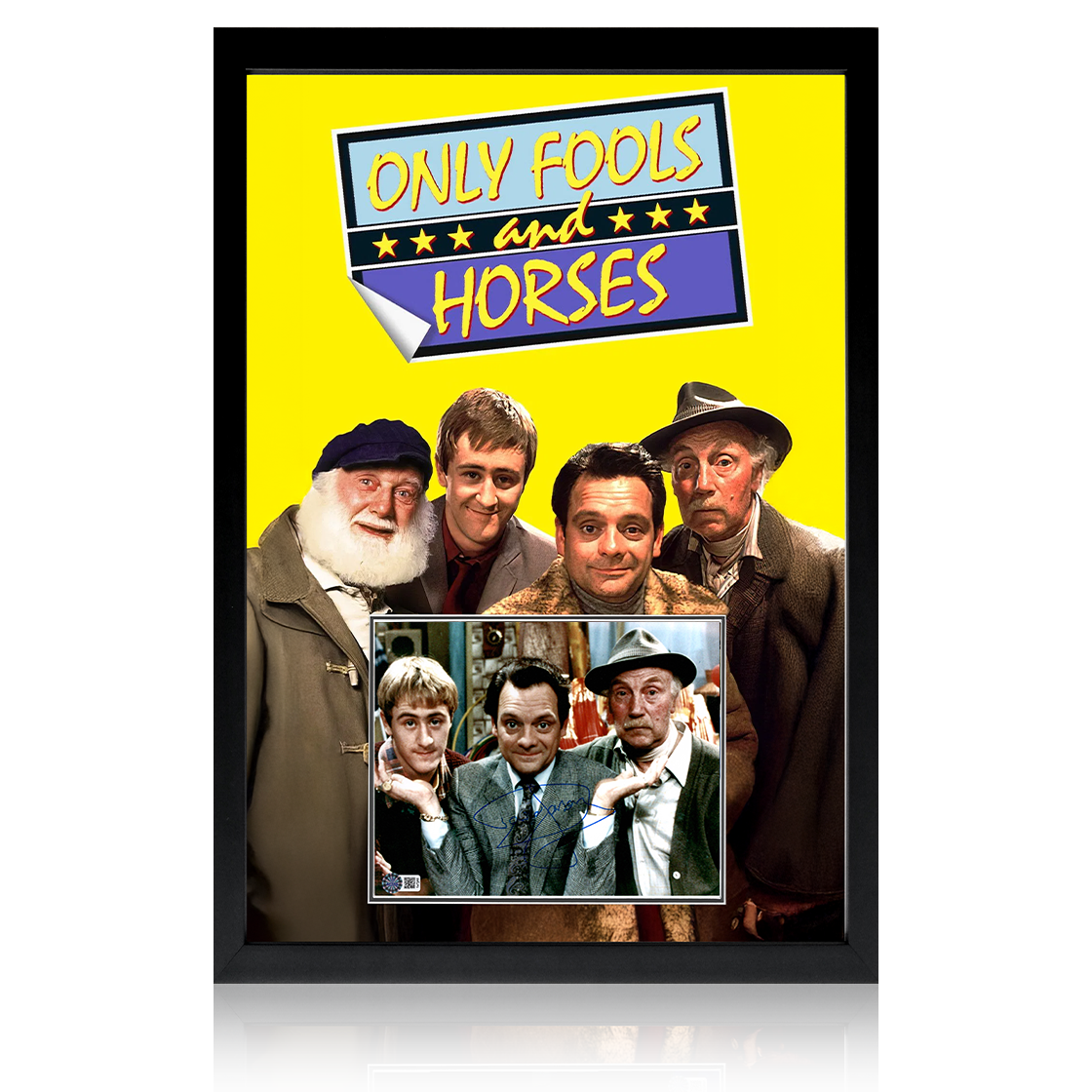David Jason Signed Only Fools & Horses Image Iconic Frame (AFTAL Authentication)