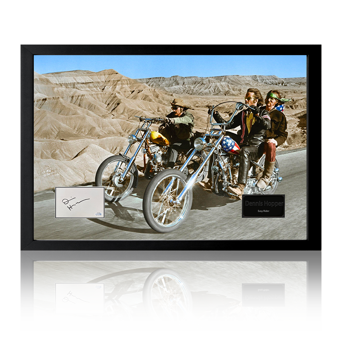 Dennis Hopper Signed Easy Rider Iconic Frame (ACOA)