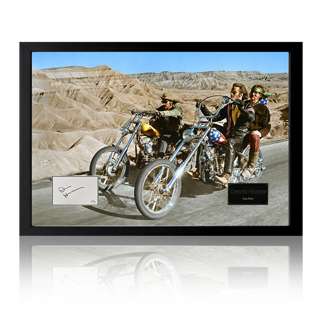 Dennis Hopper Signed Easy Rider Iconic Frame (ACOA)