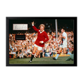 Dennis Law Signed Manchester United Cut Iconic Frame (ACG Cert)