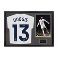 Destiny Udogie Signed Tottenham Hotspur Shirt Classic Frame (ACG Cert)