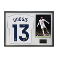 Destiny Udogie Signed Tottenham Hotspur Shirt Classic Frame (ACG Cert)