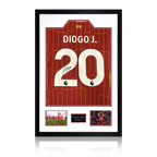 Diogo Jota Signed Liverpool Shirt Premium Frame (ACG Cert)