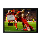 Dirk Kuyt Signed Liverpool Cut Iconic Frame (ACG Cert)