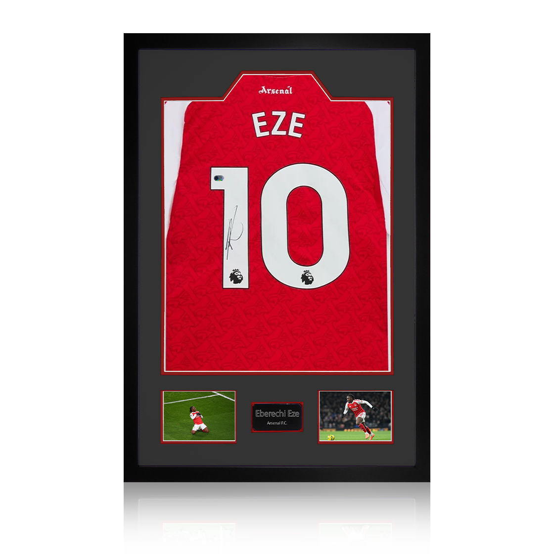 Eberechi Eze Signed Arsenal Shirt Premium Frame (ACG Cert) – The Fan ...