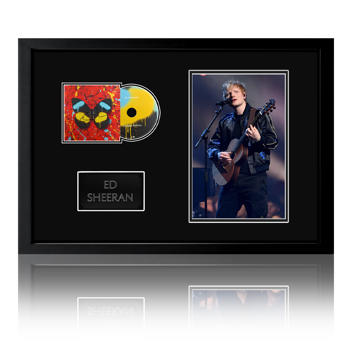 Ed Sheeran Signed CD Cover Iconic Frame
