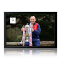 Eddie Jones Signed Rugby Cut Iconic Frame