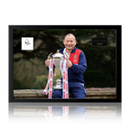 Eddie Jones Signed Rugby Cut Iconic Frame