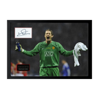 Edwin van der Sar Signed Manchester United Cut Iconic Frame (ACG Cert)
