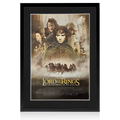 Elijah Wood Signed LOTR The Fellowship Of The Ring Poster Display