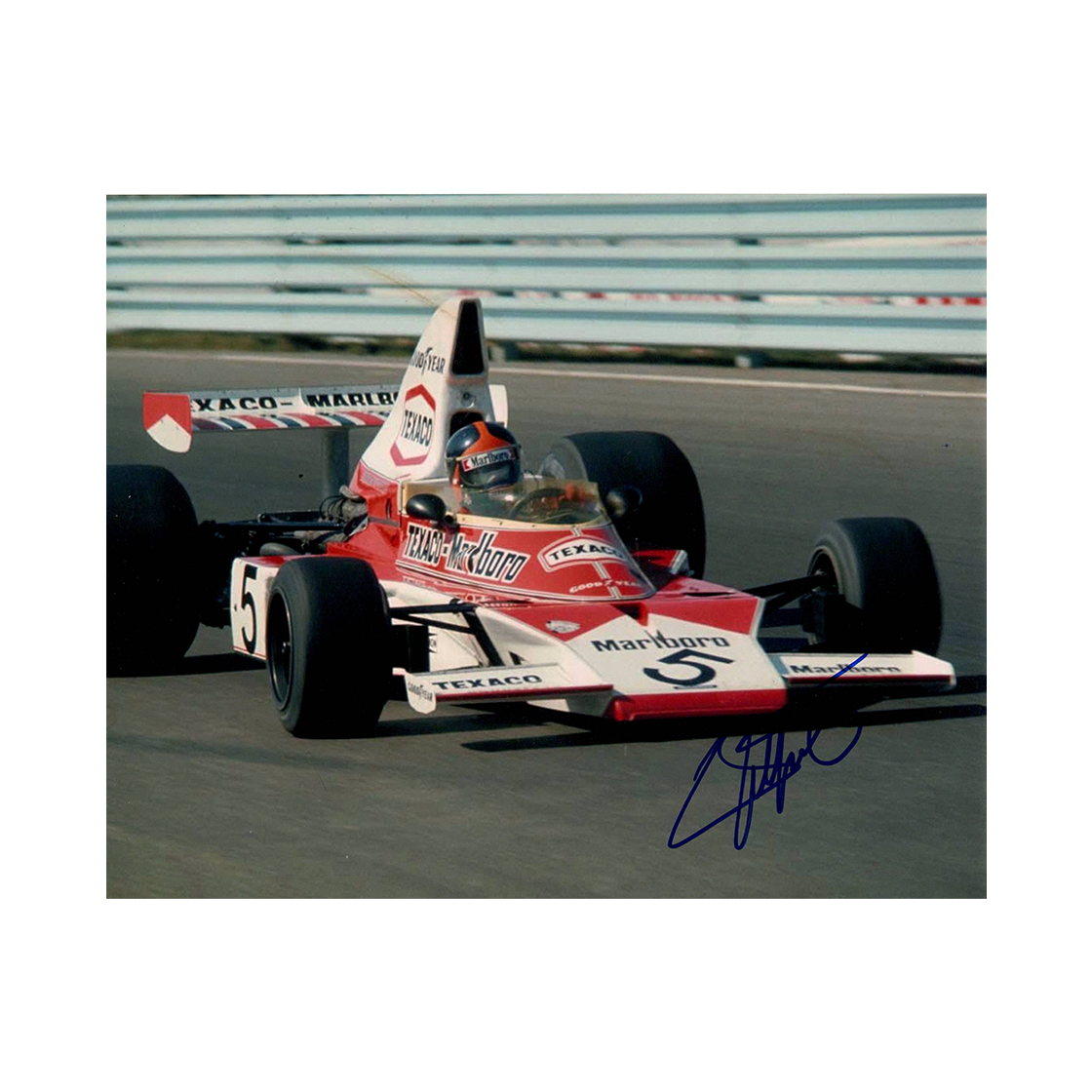 Emerson Fittipaldi Signed 10x8 Image