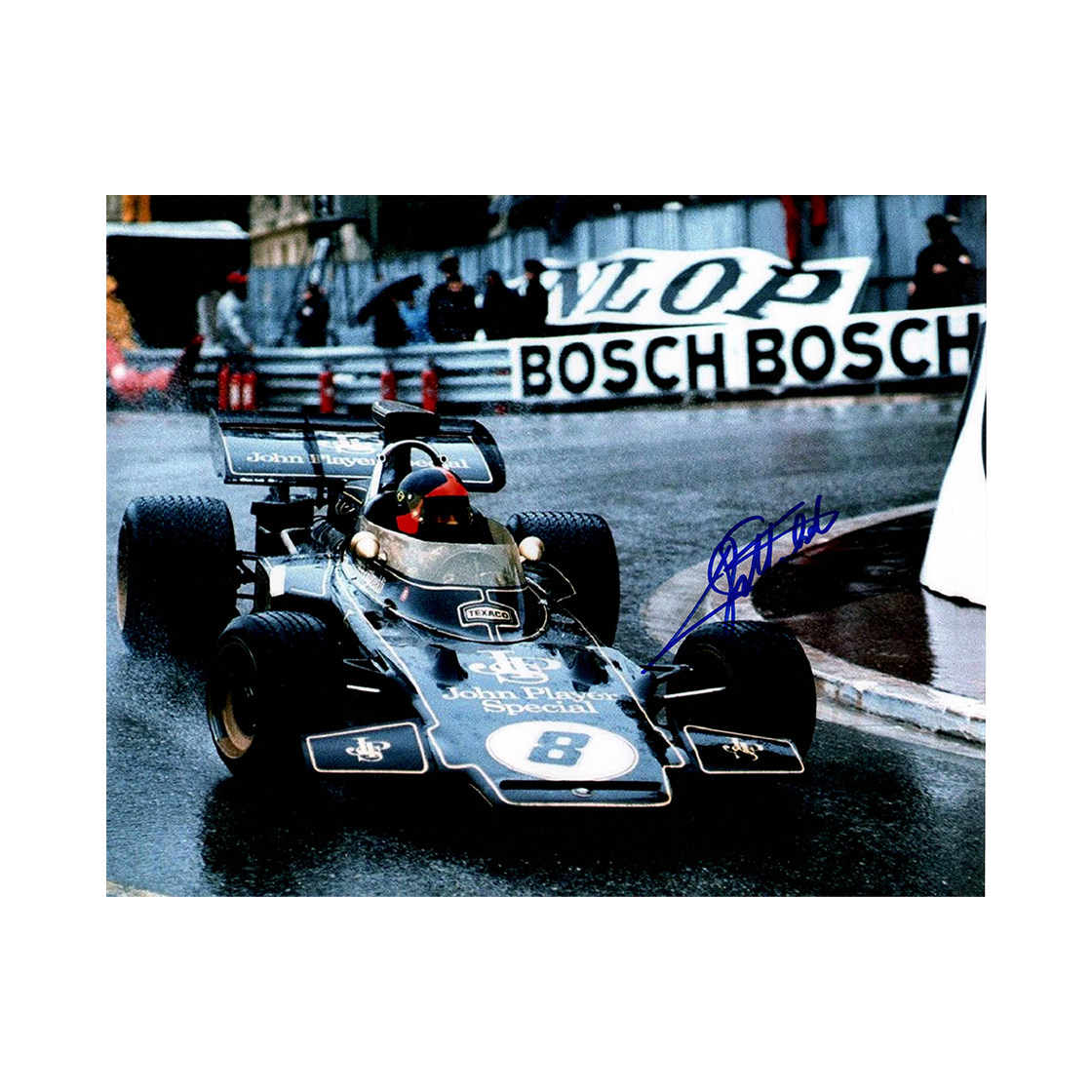 Emerson Fittipaldi Signed 10x8 Image