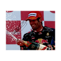 Mark Webber Signed 10x8 Image
