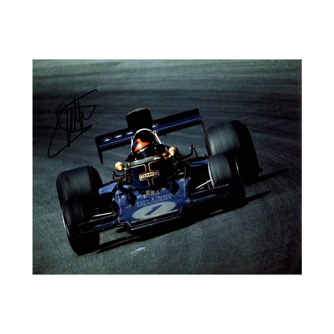 Emerson Fittipaldi Signed 10x8 Image