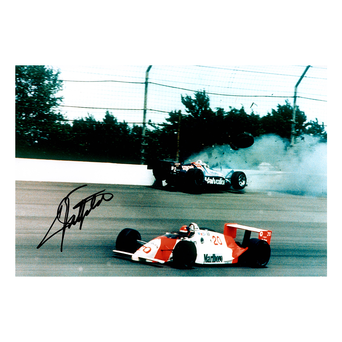 Emerson Fittipaldi Signed 12x8 Image