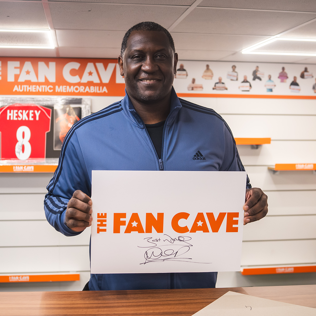 Emile Heskey Signed Liverpool Shirt Premium Frame