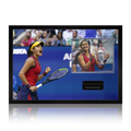 Emma Raducanu Signed Tennis Image Iconic Frame