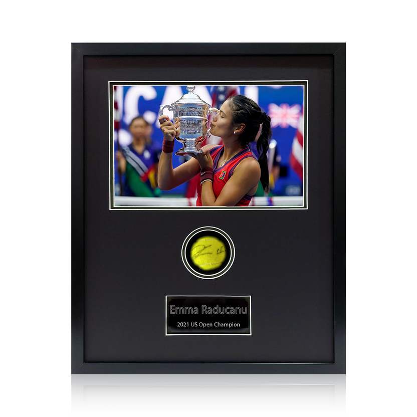 Emma Raducanu Signed Tennis Ball Compact Frame – The Fan Cave Memorabilia