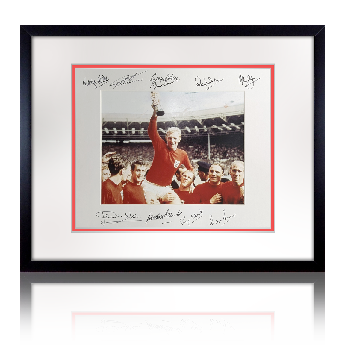 1966 England Signed By 10 Image Display