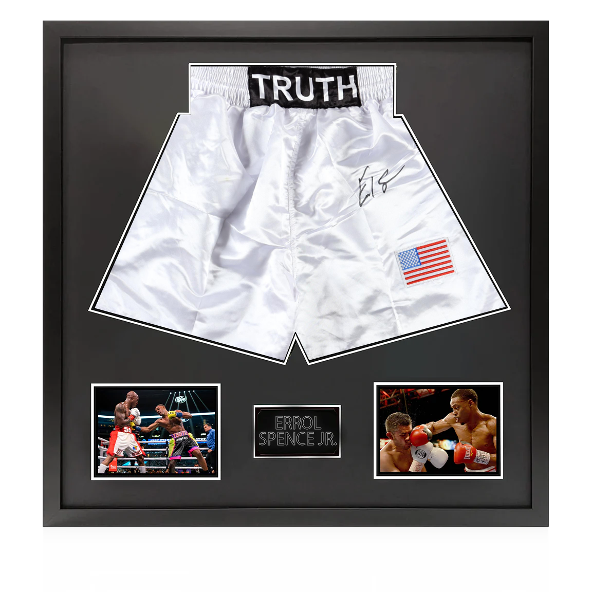 Errol Spence Jr. Signed Shorts Elite Frame (Beckett)