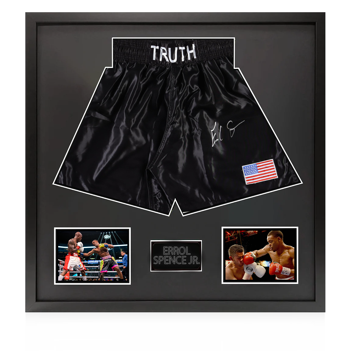 Errol Spence Jr. Signed Shorts Elite Frame (Beckett)