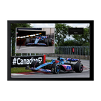 Estaban Ocon Signed 16x12 Image Cut Iconic Frame (ACG Cert)