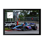 Estaban Ocon Signed 16x12 Image Cut Iconic Frame (ACG Cert)