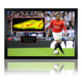 Patrice Evra Signed Boot Iconic Frame