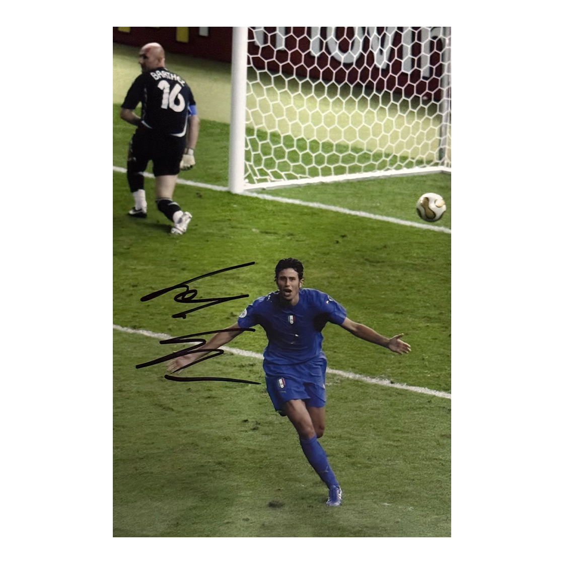 Fabio Grosso Italy 2006 WC Final 12x8 Photo 3