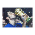 Fabio Grosso Italy 2006 WC Final 12x8 Trophy Kiss