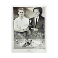 Tom Finney Signed Preston North End 16x12 Image