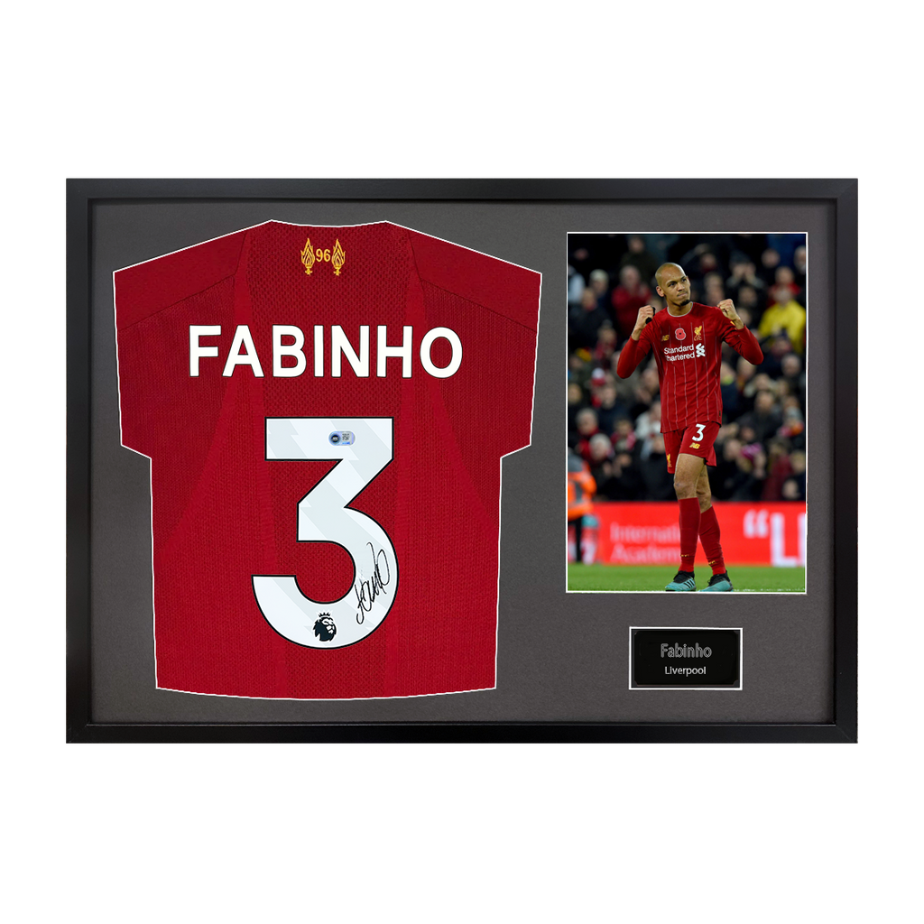 Fabinho Signed Liverpool Shirt Classic Frame (ACG Cert)