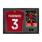Fabinho Signed Liverpool Shirt Classic Frame (ACG Cert)