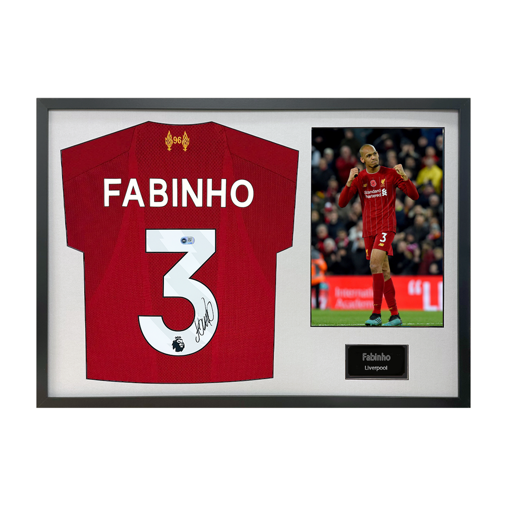 Fabinho Signed Liverpool Shirt Classic Frame (ACG Cert)
