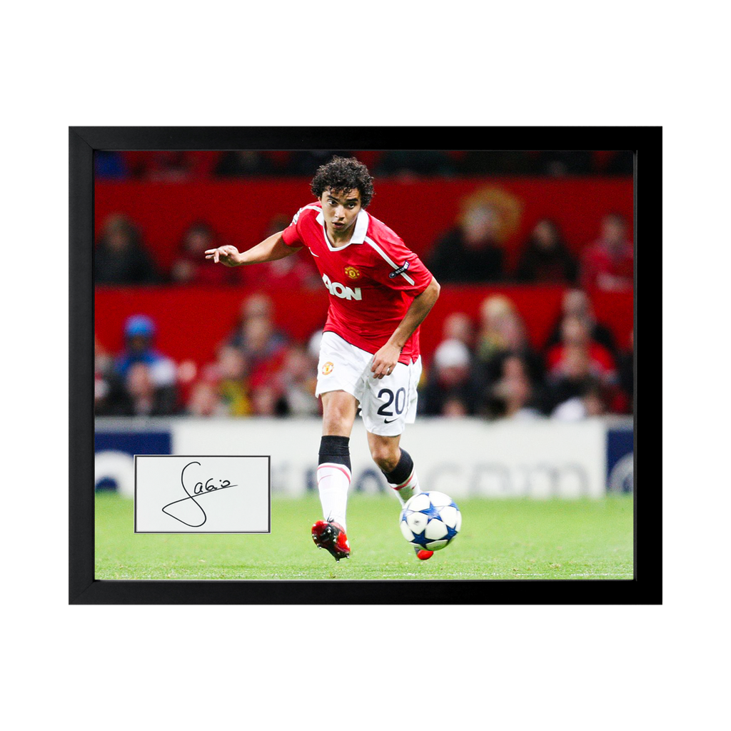 Fabio Signed Manchester United Cut Deluxe Mount Frame