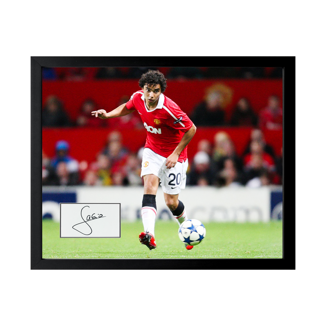 Fabio Signed Manchester United Cut Deluxe Mount Frame